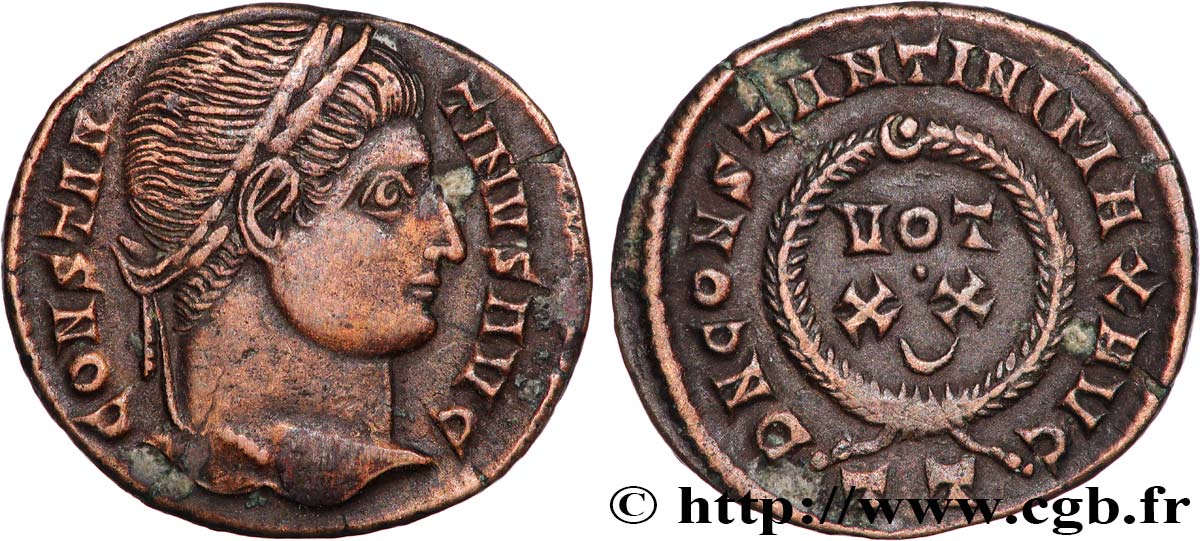 CONSTANTINE I THE GREAT Centenionalis ou nummus AU