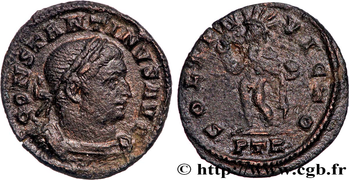 CONSTANTINE I THE GREAT Demi-follis ou demi-nummus AU