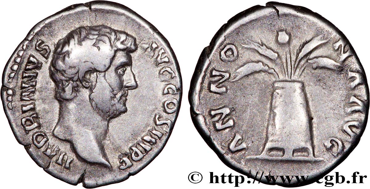 HADRIAN Denier AU