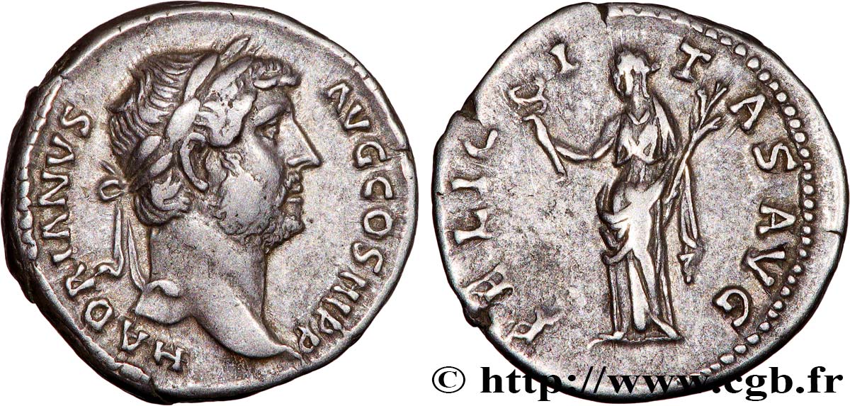 HADRIAN Denier AU/AU