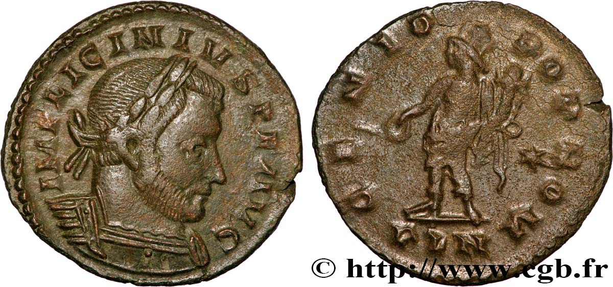 LICINIUS I Follis ou nummus fVZ/SS