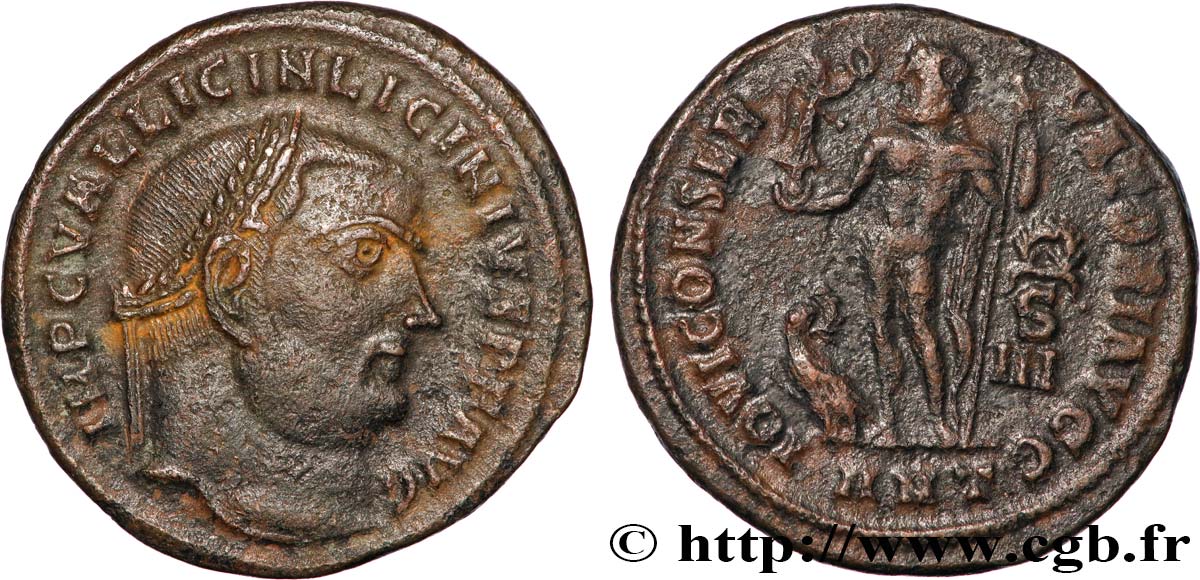 LICINIUS Ier Follis ou nummus TTB+/TTB