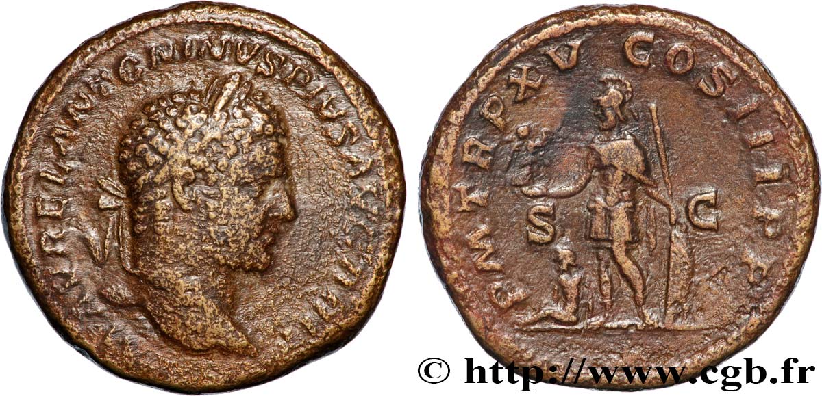 CARACALLA Sesterce TTB