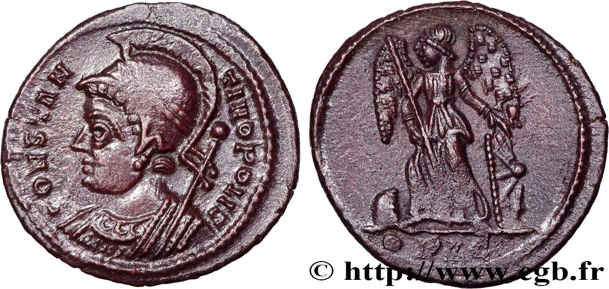 CONSTANTINOPOLI Centenionalis ou nummus SPL