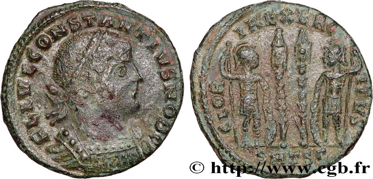 CONSTANTIUS II Centenionalis ou nummus AU