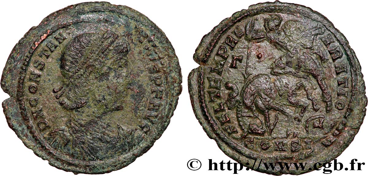 CONSTANTIUS II Maiorina, (MB, Æ 2) fSS/SS