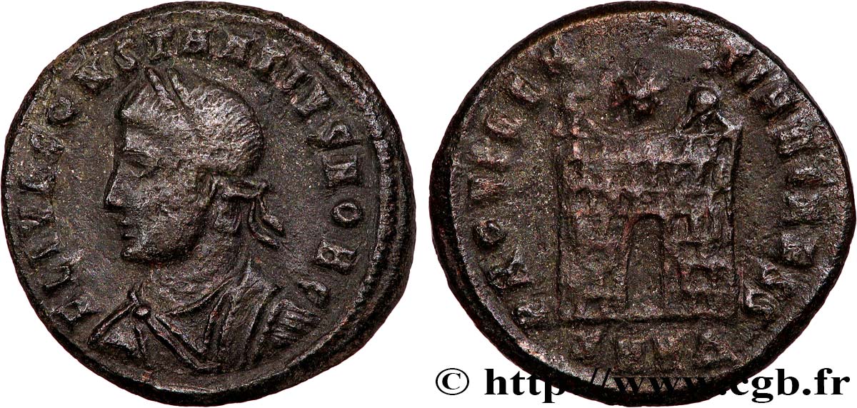 CONSTANTIUS II Centenionalis ou nummus AU/XF