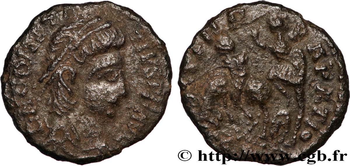 CONSTANTIUS II Maiorina réduite, (PB, Æ 3) XF/VF