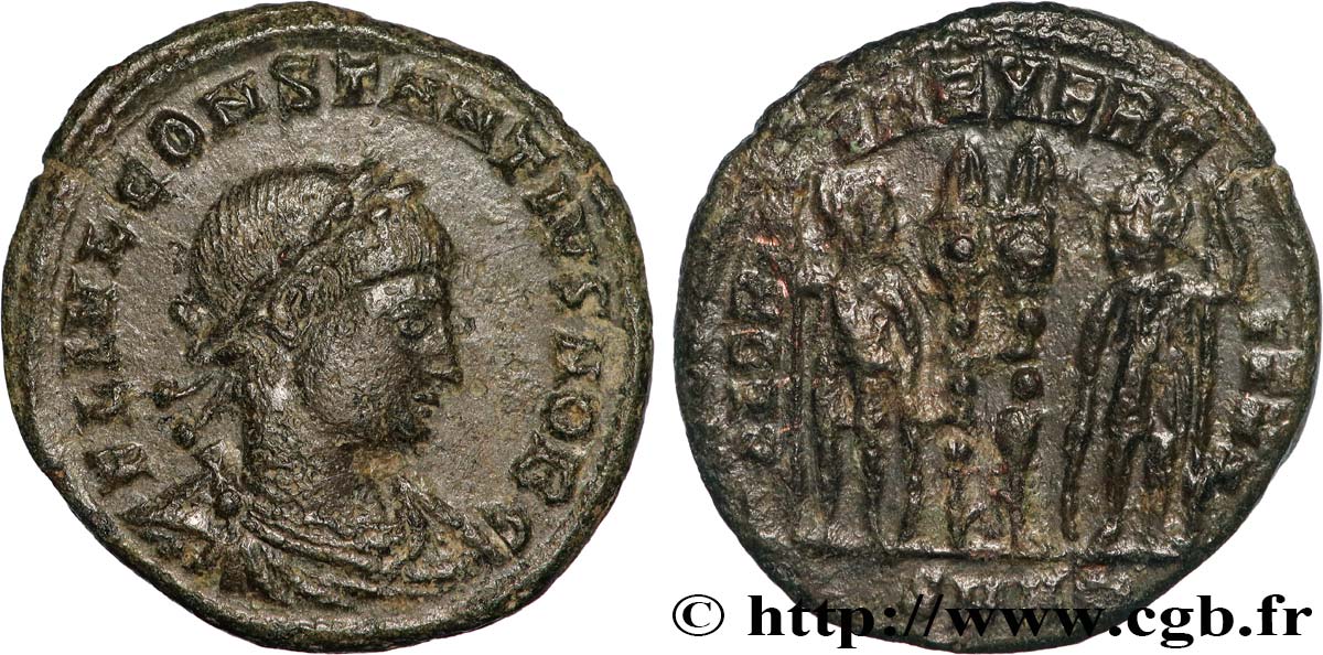 CONSTANTIUS II Centenionalis ou nummus AU