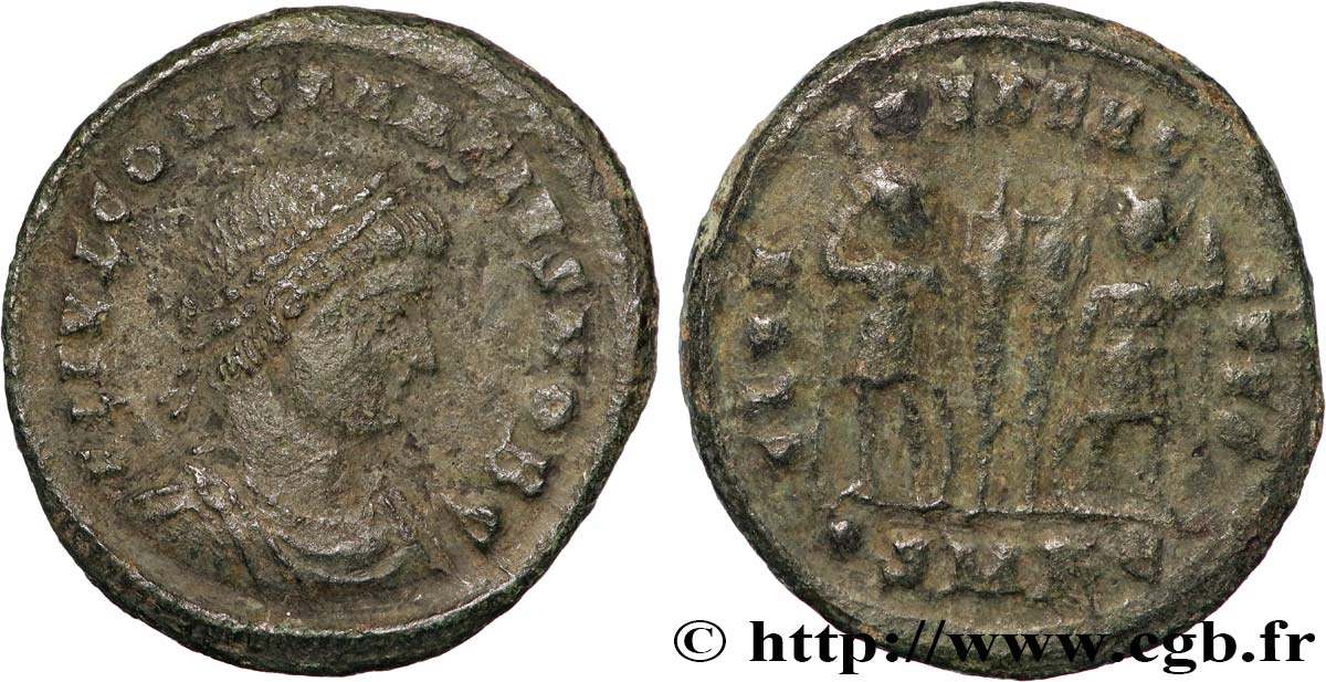 CONSTANTIUS II Centenionalis ou nummus XF