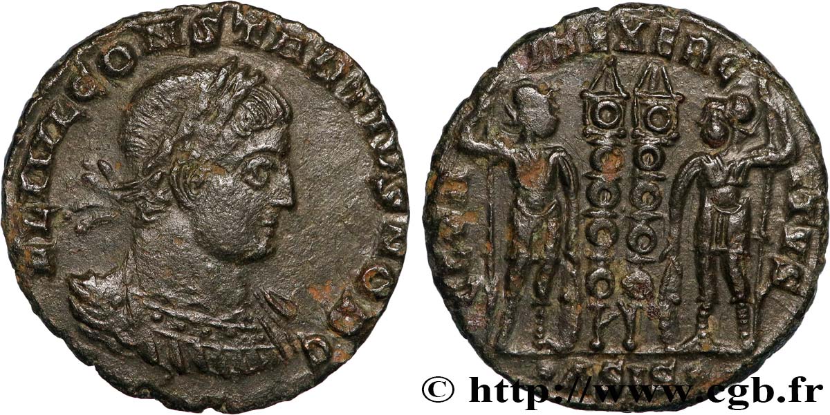 CONSTANTIUS II Centenionalis ou nummus AU