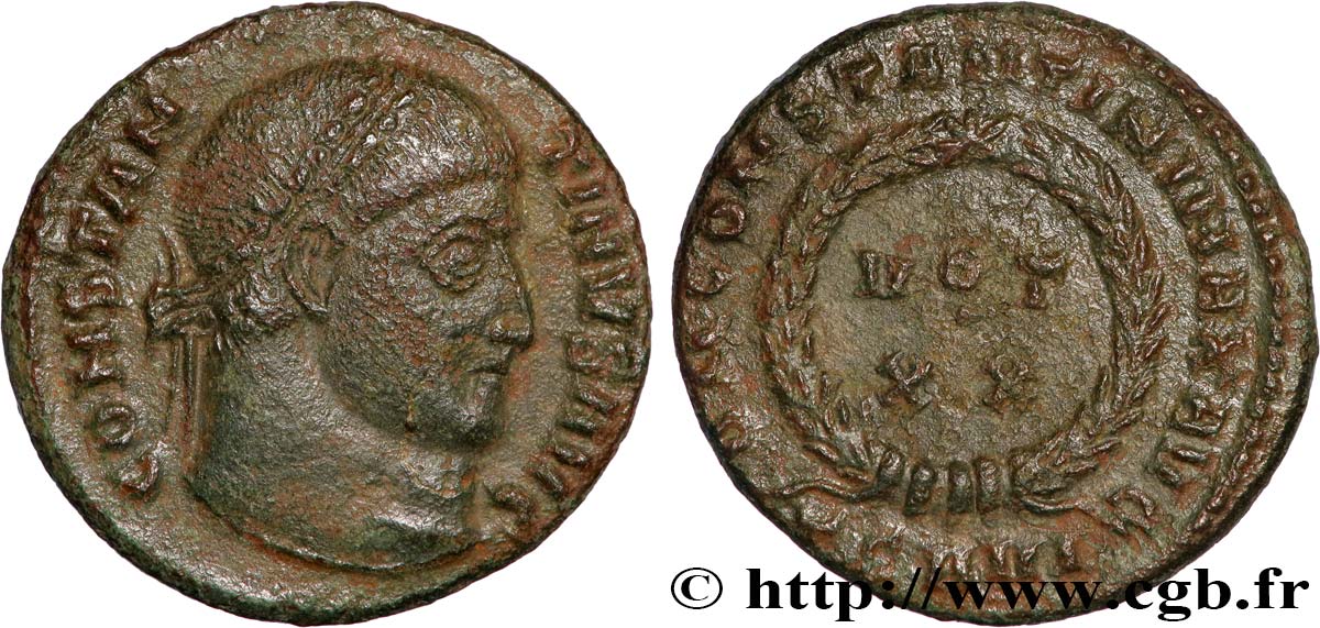 CONSTANTINE I THE GREAT Centenionalis ou nummus AU