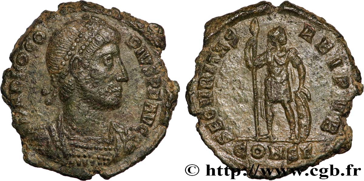 PROCOPE Maiorina ou nummus, (PB, Æ 3) TTB+