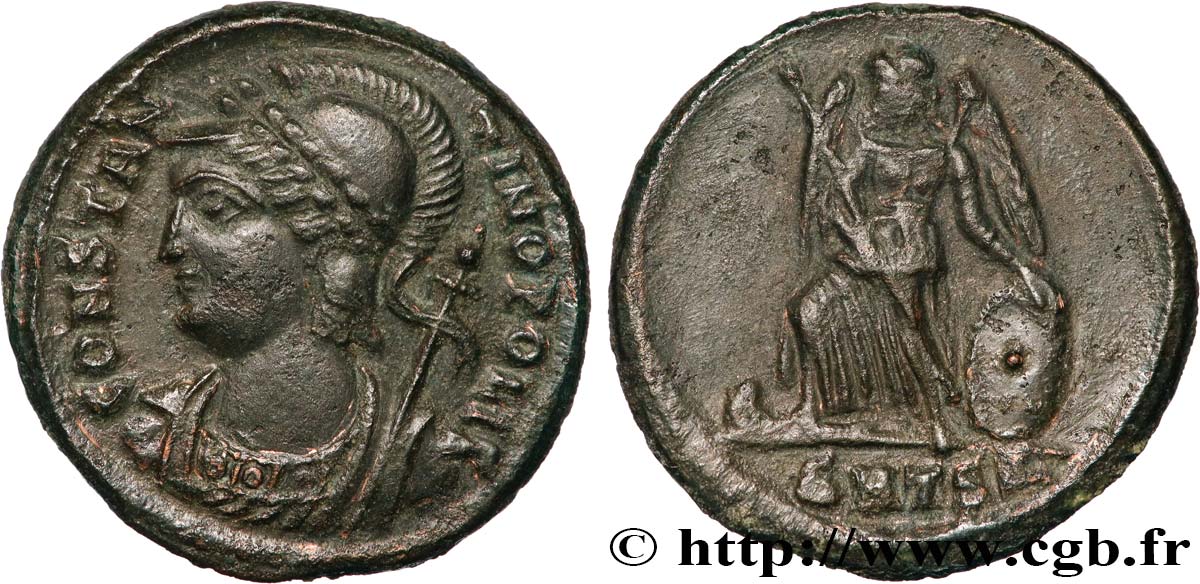 CONSTANTINOPOLIS Centenionalis ou nummus MBC+