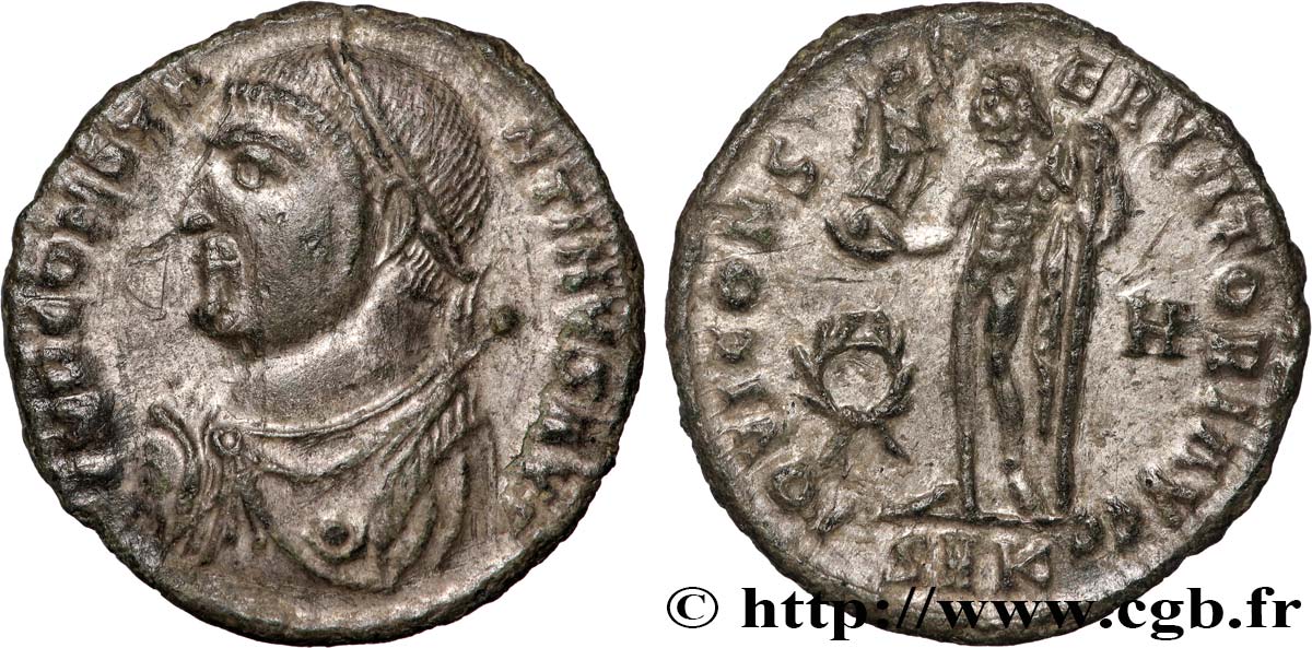 CONSTANTINE I THE GREAT Centenionalis ou nummus AU