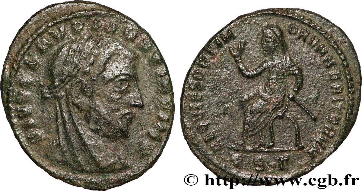 CLAUDIUS II GOTHICUS Demi-follis ou demi-nummus XF