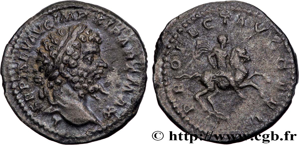 SEPTIMIUS SEVERUS Denier AU/XF