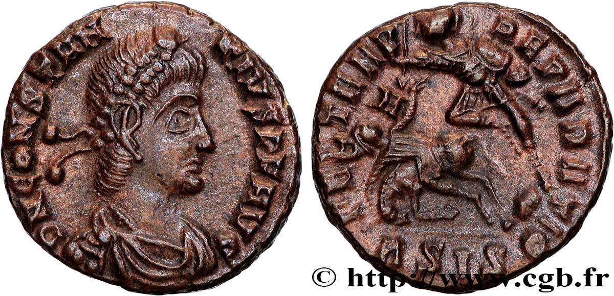 CONSTANTIUS II Maiorina réduite AU/AU