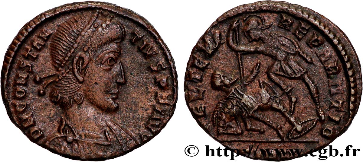 CONSTANTIUS II Maiorina réduite AU