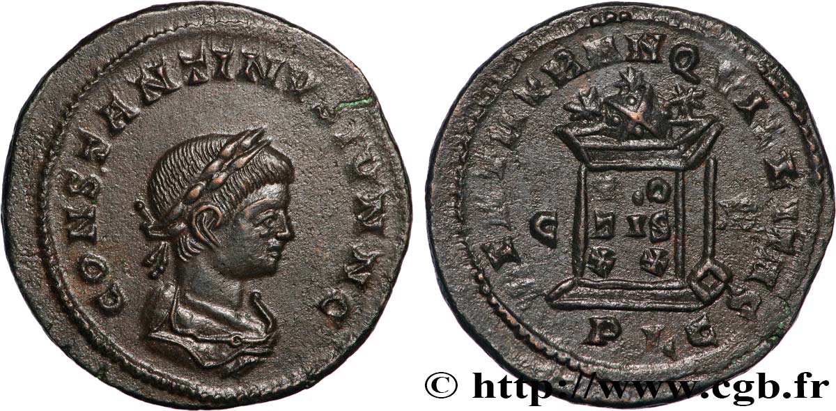 CONSTANTINE II Centenionalis ou nummus AU/AU