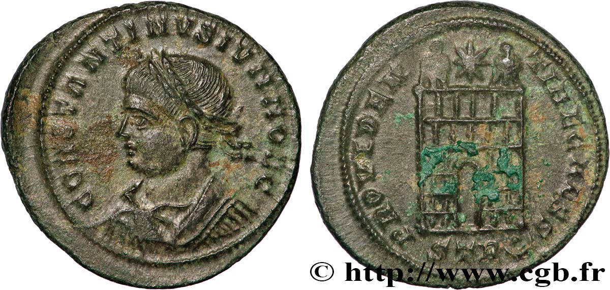 CONSTANTINE II Centenionalis ou nummus AU