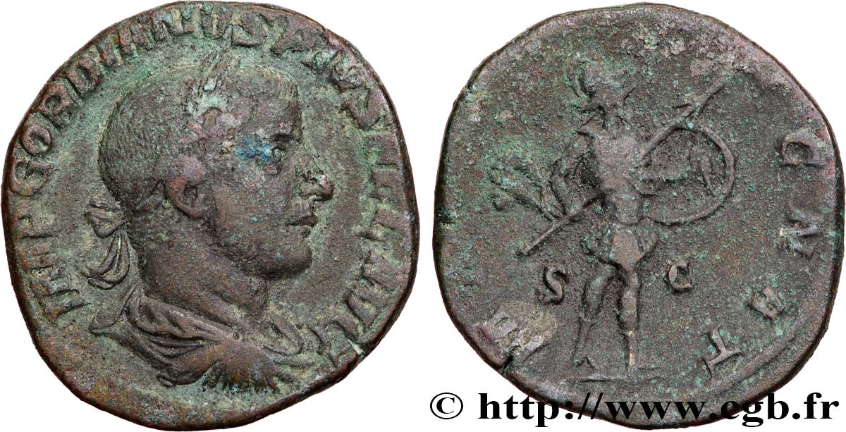 GORDIAN III Sesterce XF/VF