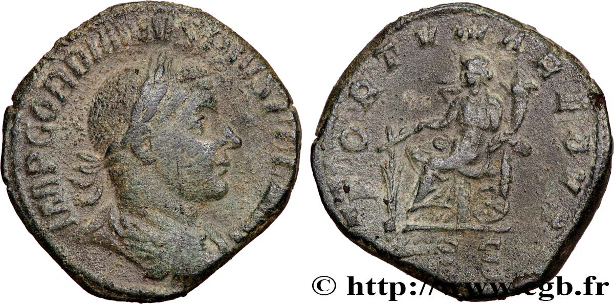 GORDIAN III Sesterce XF