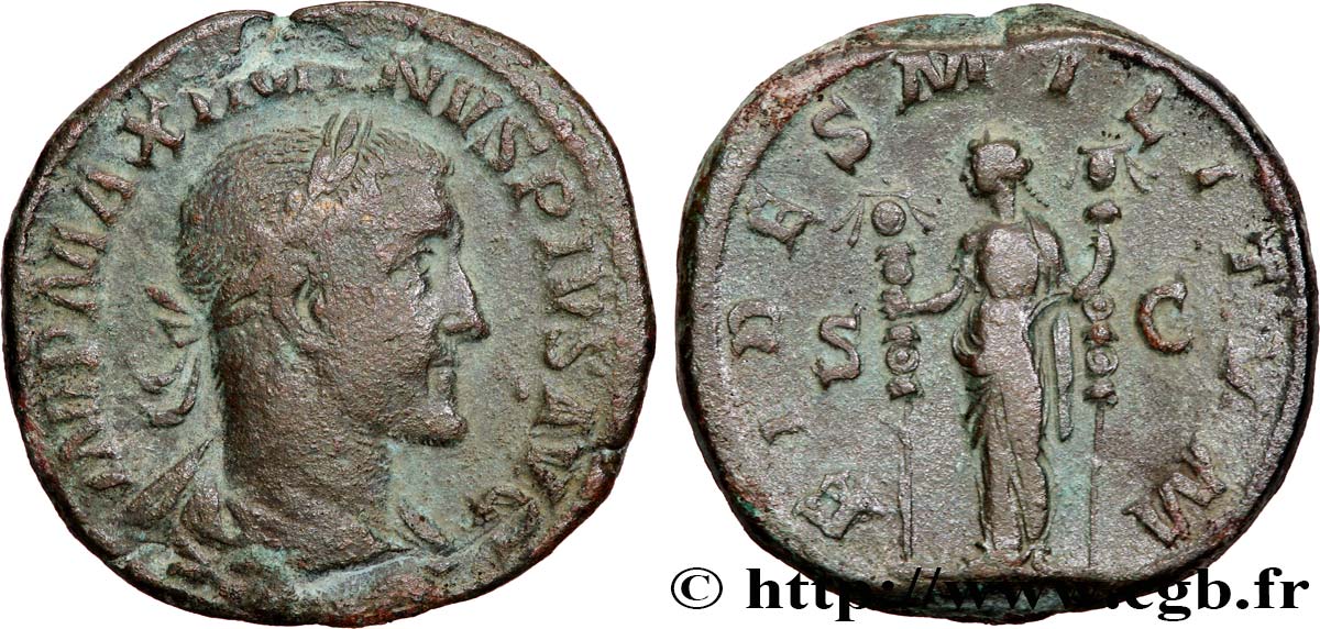 MAXIMINUS I Sesterce XF/VF