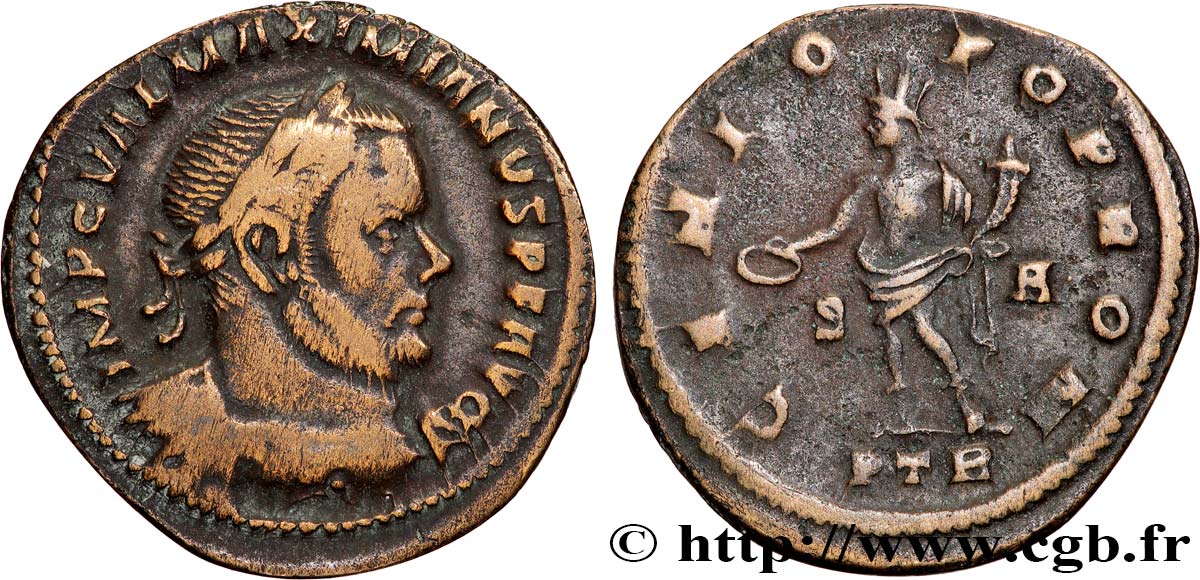GALÈRE Follis ou nummus TTB