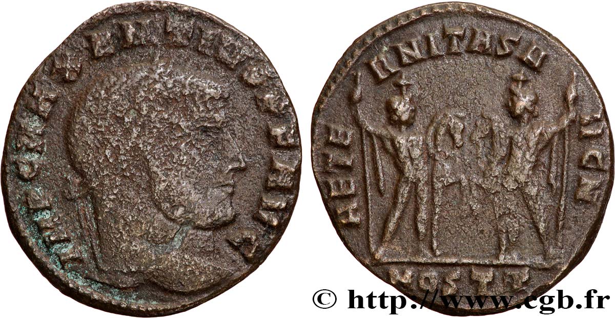 MAXENTIUS Follis ou nummus fSS/SS