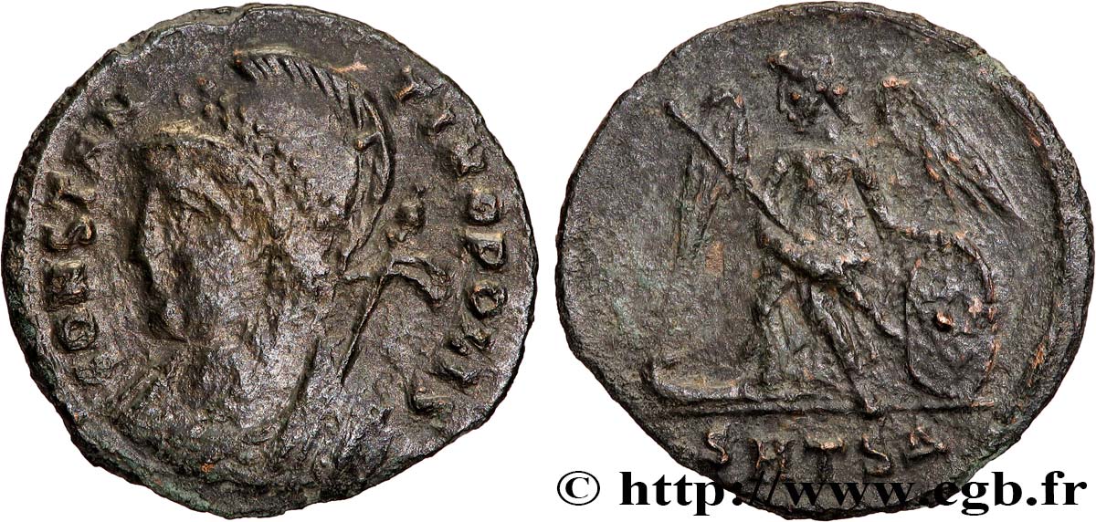 CONSTANTINOPLE Centenionalis ou nummus TTB