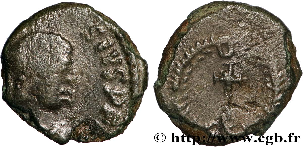 THEODOSIUS II Nummus, (PBQ, Æ 4) VF