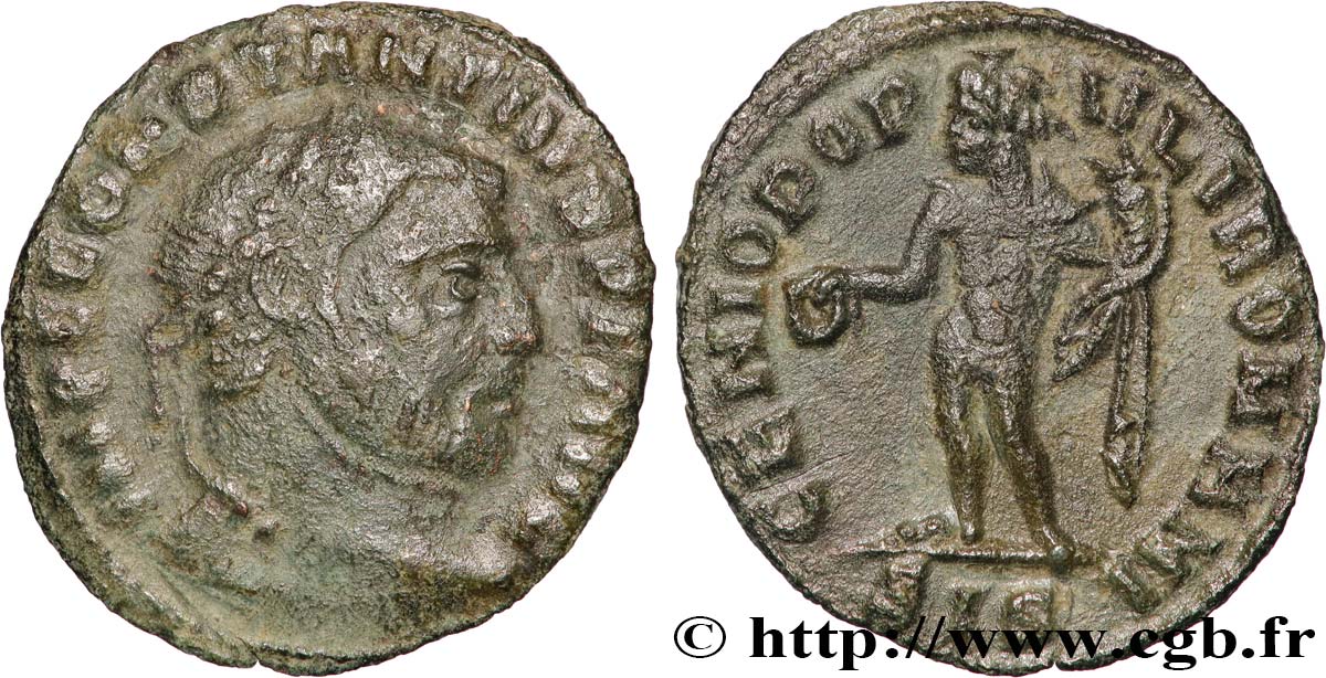 CONSTANTIUS I Quart de follis ou quart de nummus fVZ/VZ