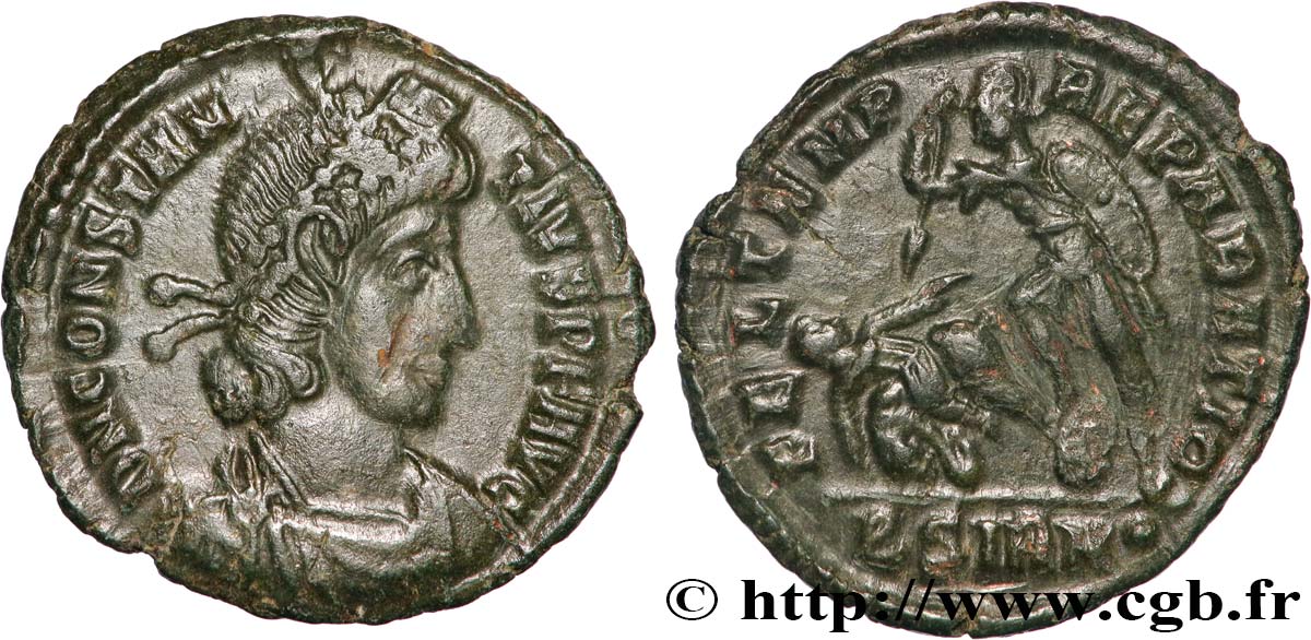 CONSTANTIUS II Maiorina réduite AU