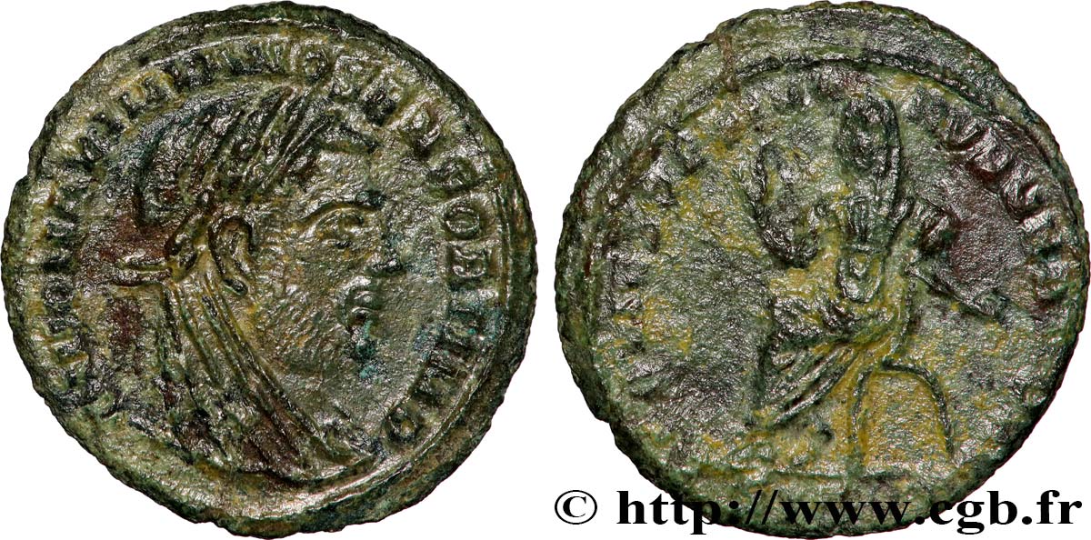 MASSIMIANO ERCOLE Demi-follis ou demi-nummus q.SPL