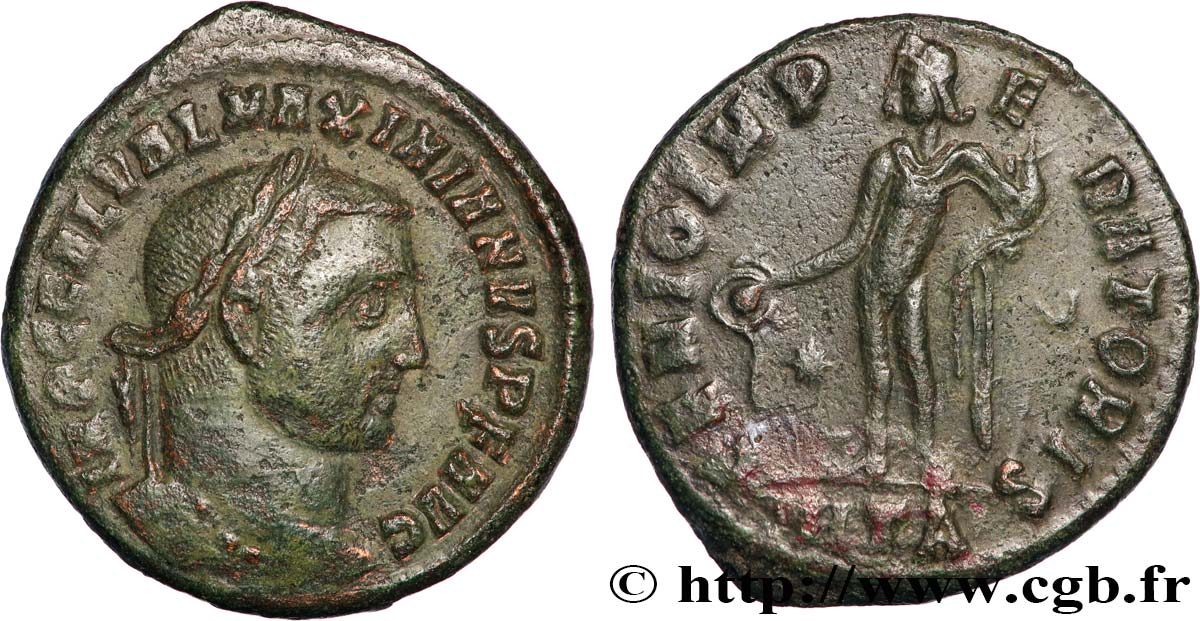 GALERIUS Follis ou nummus XF