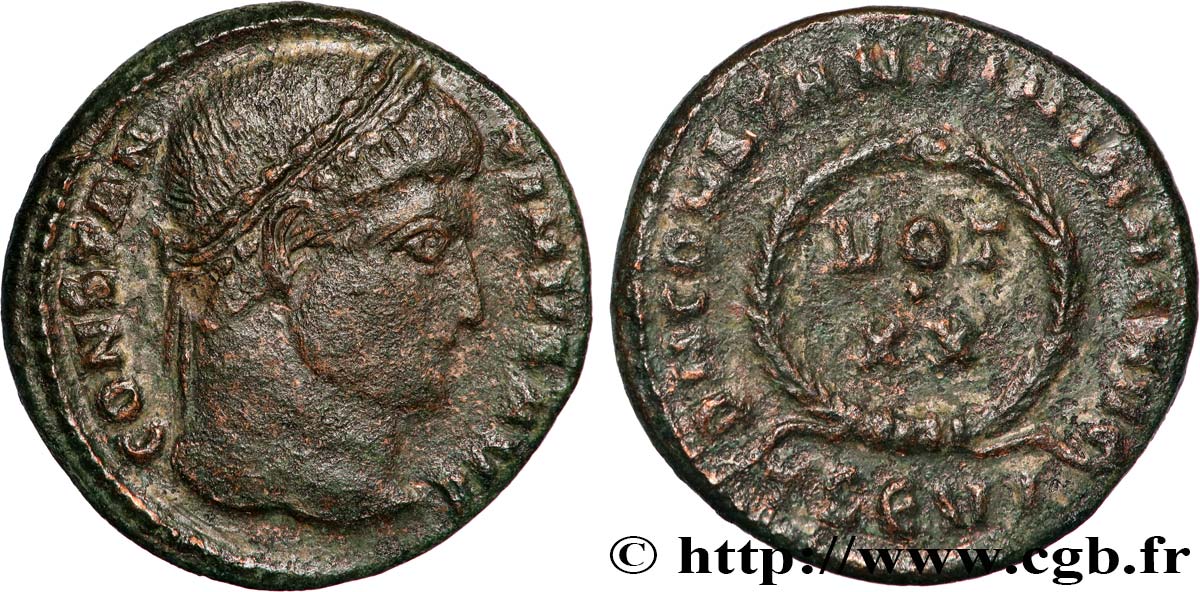 CONSTANTINE I THE GREAT Centenionalis ou nummus XF