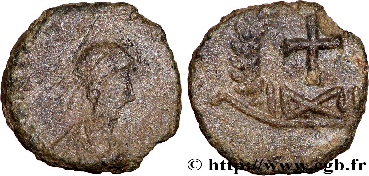 THEODOSIUS II Nummus XF