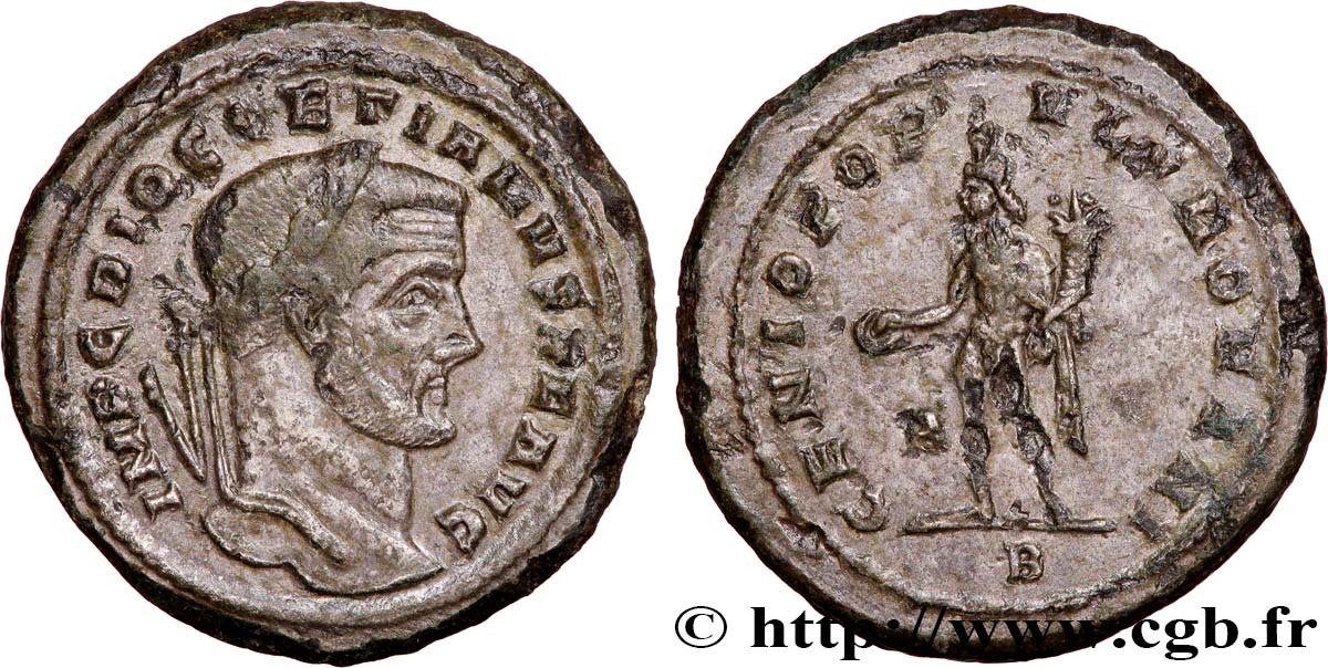 DIOCLETIAN Follis ou nummus AU