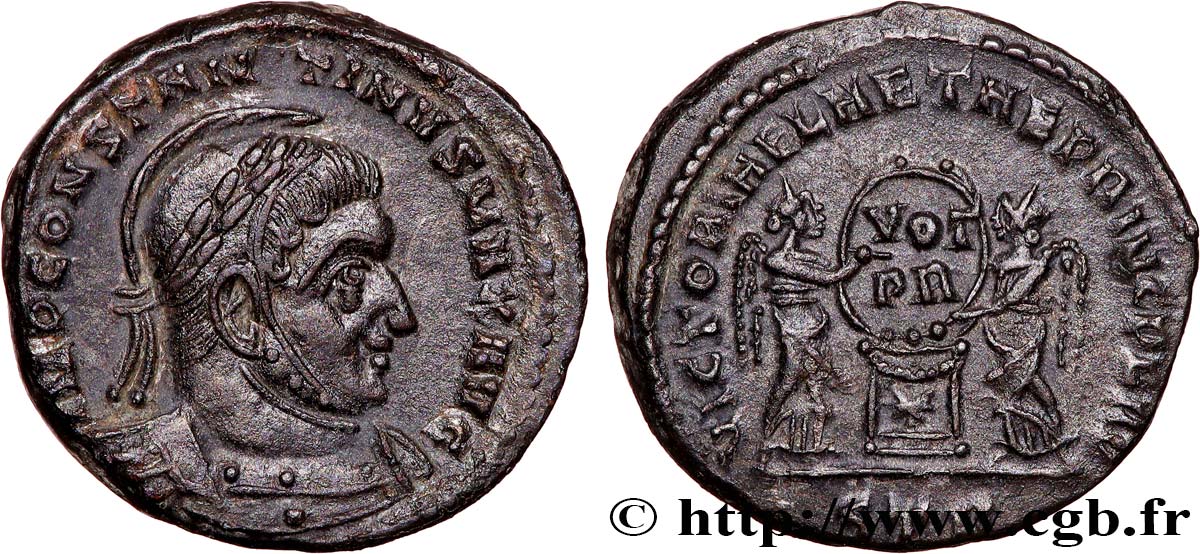 CONSTANTINE I THE GREAT Centenionalis ou nummus AU