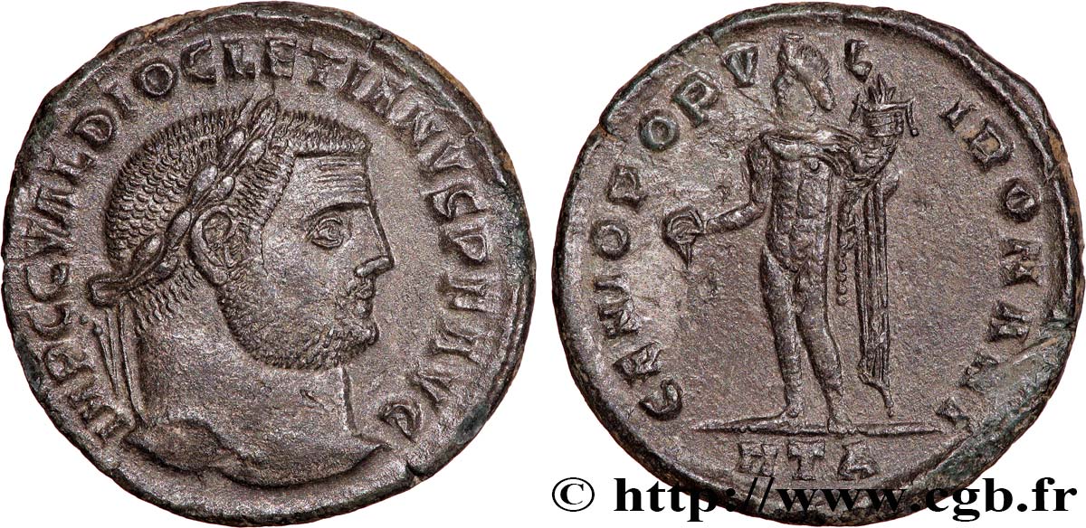 DIOCLECIANO Follis ou nummus EBC/MBC+