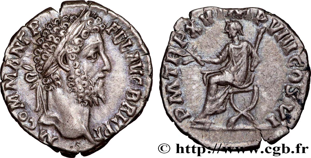 COMMODUS Denier MS/AU