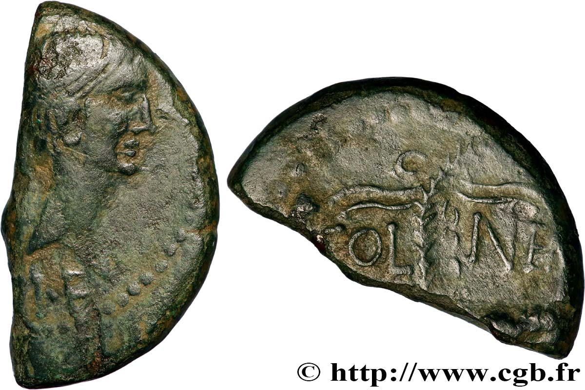 AUGUSTUS and AGRIPPA Dupondius XF