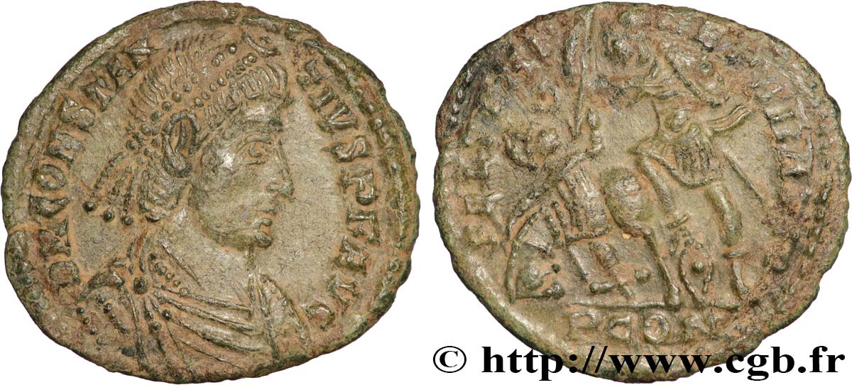 CONSTANTIUS II Maiorina réduite (PB, Æ3) fVZ