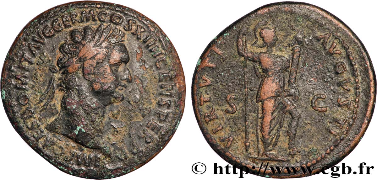 DOMITIANUS As XF/VF