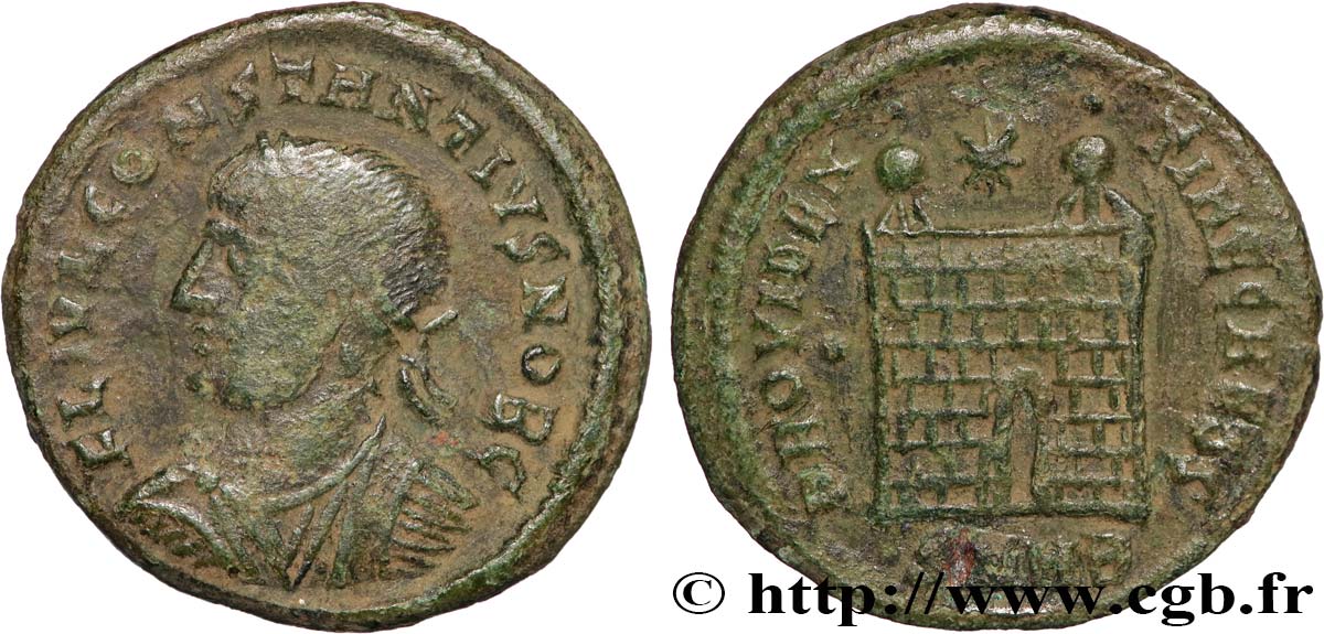 CONSTANTIUS II Centenionalis ou nummus XF