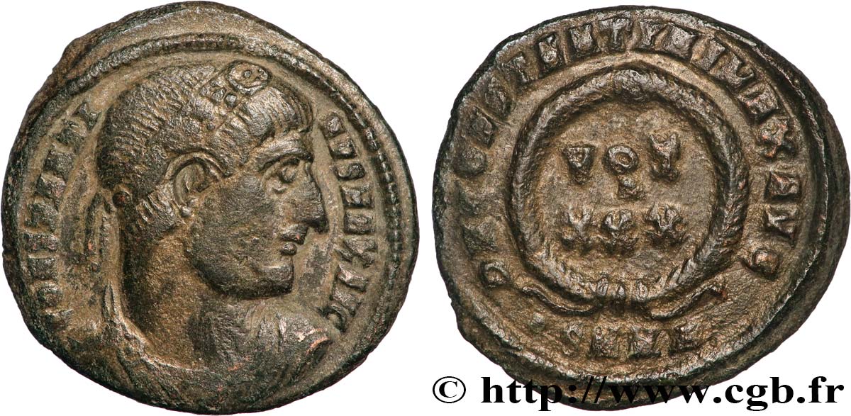 CONSTANTINE I THE GREAT Centenionalis ou nummus AU