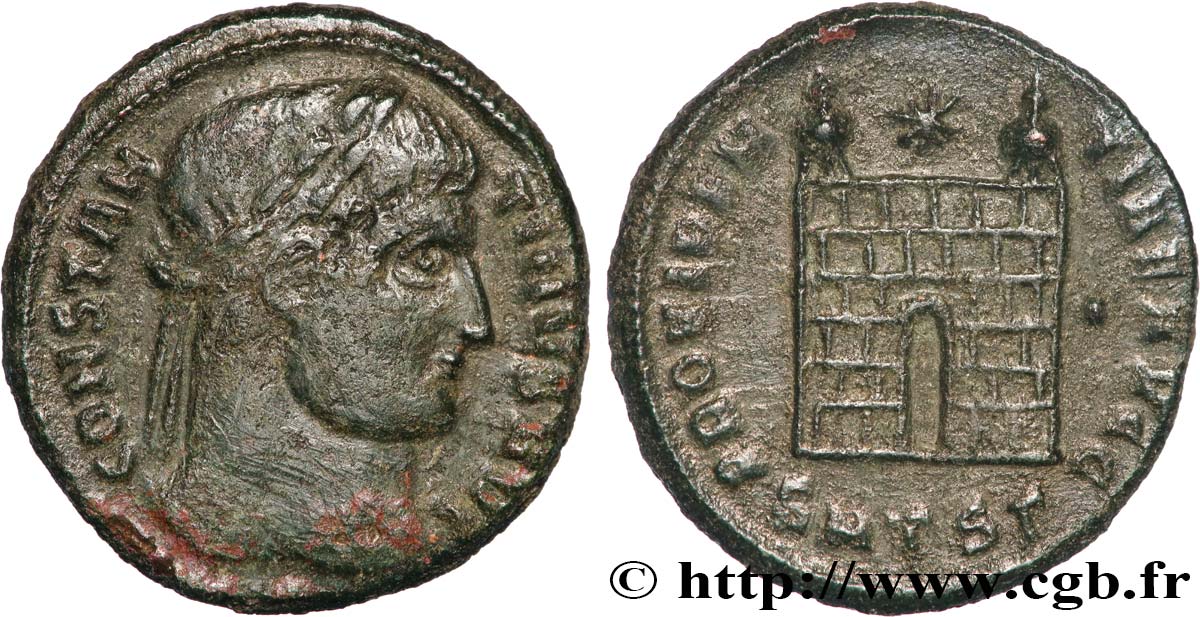 CONSTANTINE I THE GREAT Centenionalis ou nummus AU