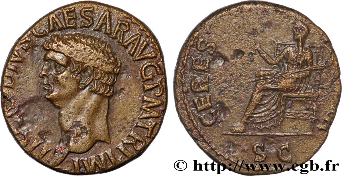 CLAUDIUS Dupondius XF