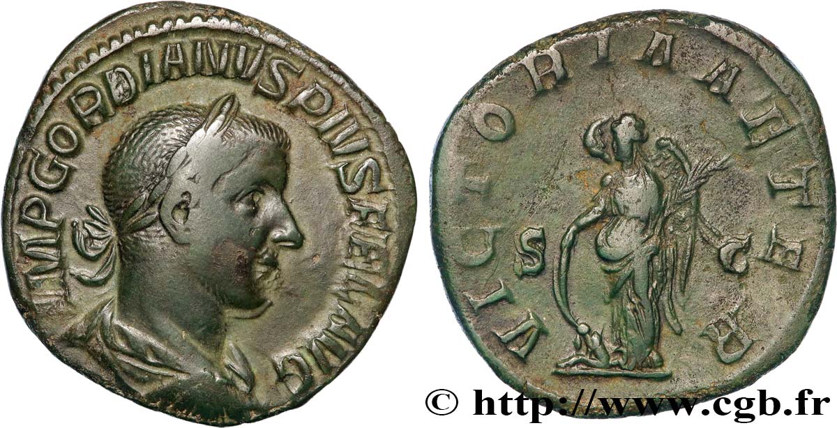 GORDIAN III Sesterce XF